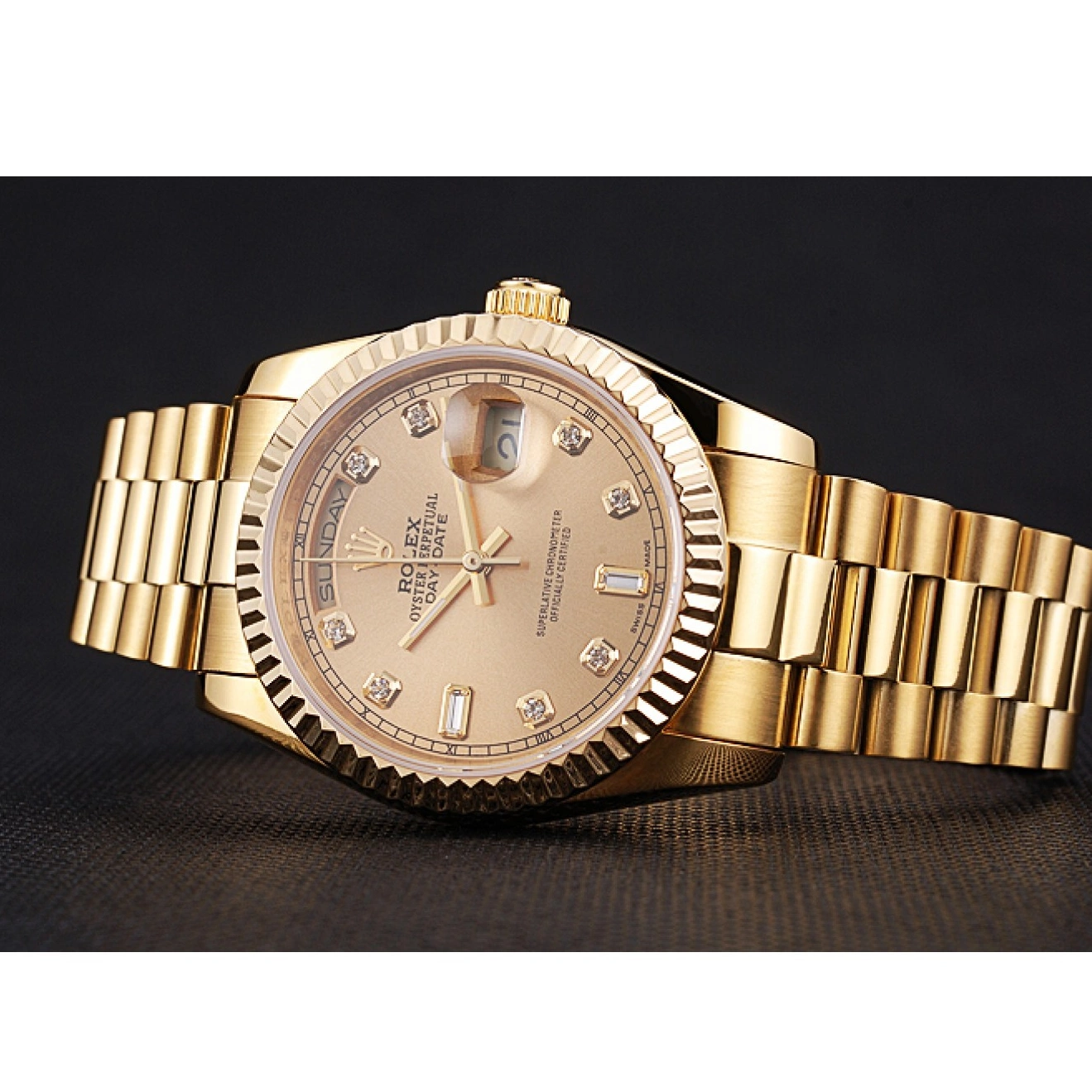 Rolex aaa copy Day-Date Rolex Mechanism-srl76 Swiss 0610